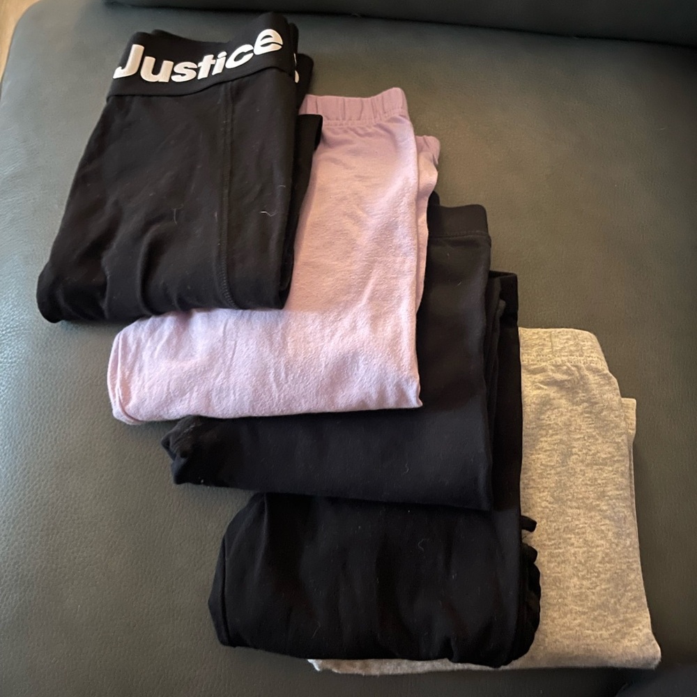 Bundle of Girls Cotton Leggings